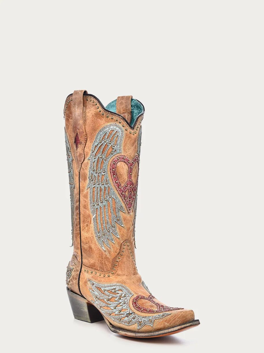 Corral Heart & Cross Boots