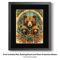 - Animal Kingdom Wall Art Prints in Art Nouveau Print