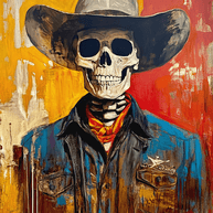 Dead Eye Dick - Skull & Skeleton Art Prints