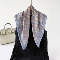 Paisley Satin Square Scarf