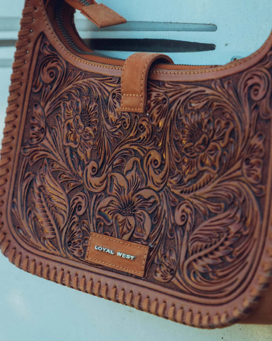 Loyal West Dannia Purse, Large, Saddle Brown
