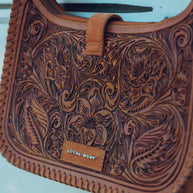 Loyal West Dannia Purse, Large, Saddle Brown