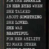 She was beautiful, but not like those girls