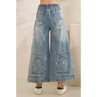 Upside Down Capri Jeans