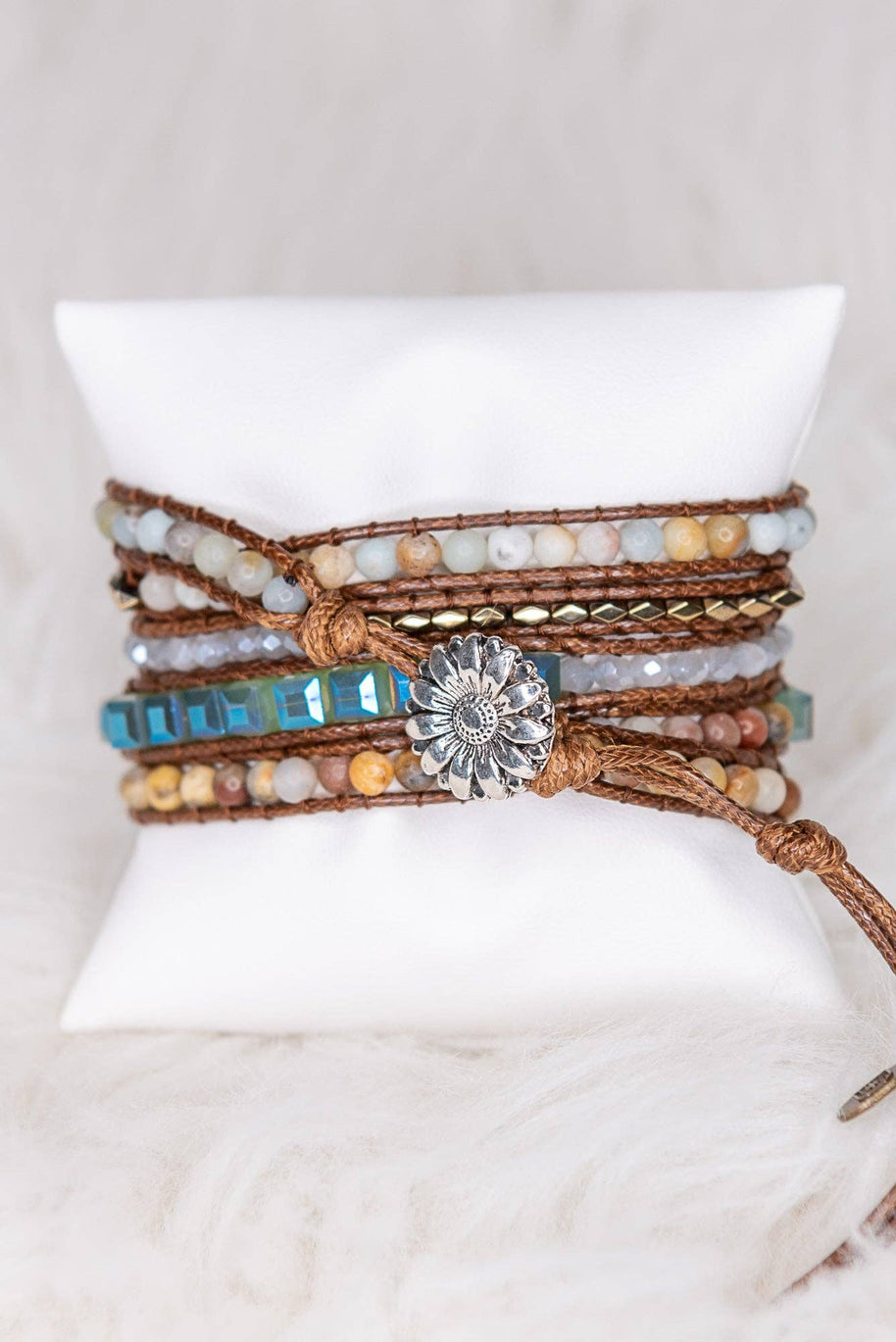 Kelly Wrap Bracelet: Black Mix