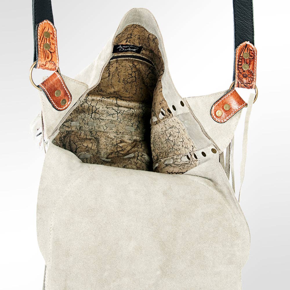 Crossbody Hair On Hide Genuine Western Leather Women Bag