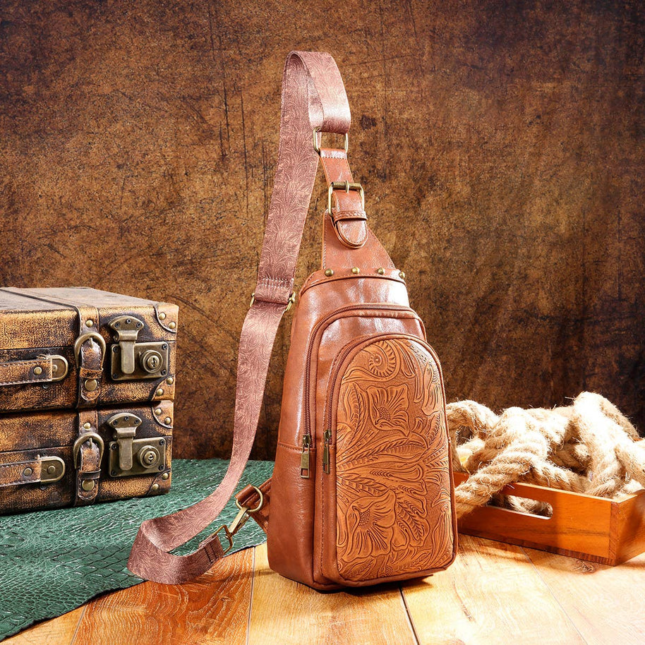 Printed Boho Crossbody Bag