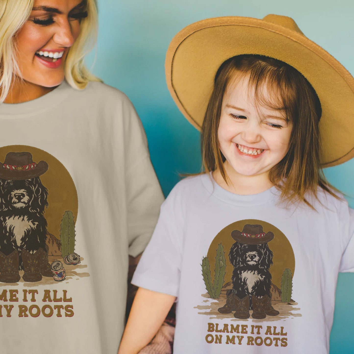 Blame It All On My Roots Unisex Kid's Shirt