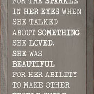 She was beautiful, but not like those girls