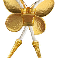 Gold Butterfly Bolo Tie