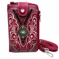 Western Crossbody Phone Wallet Purse