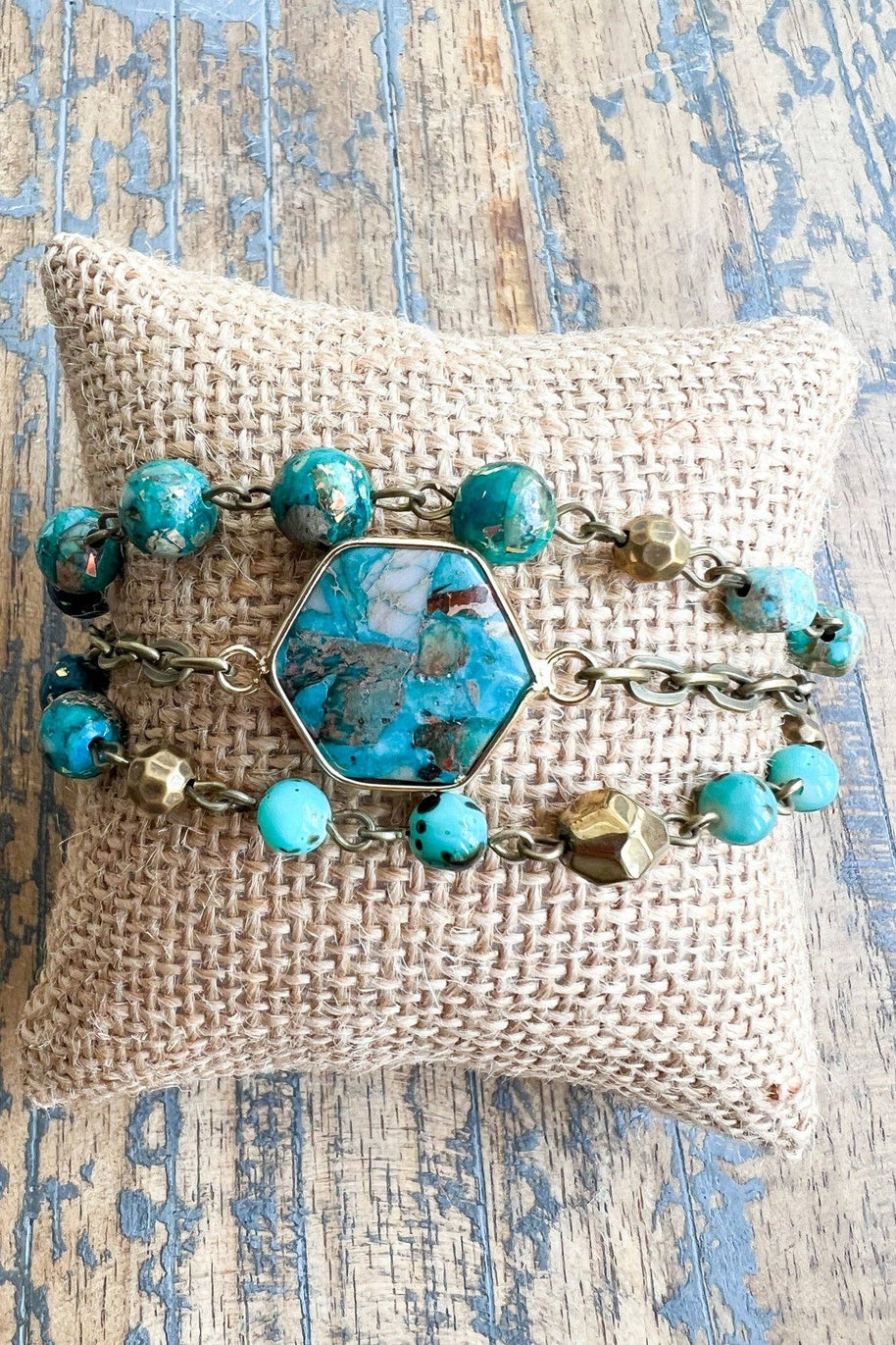 Janet Bracelet Turquoise