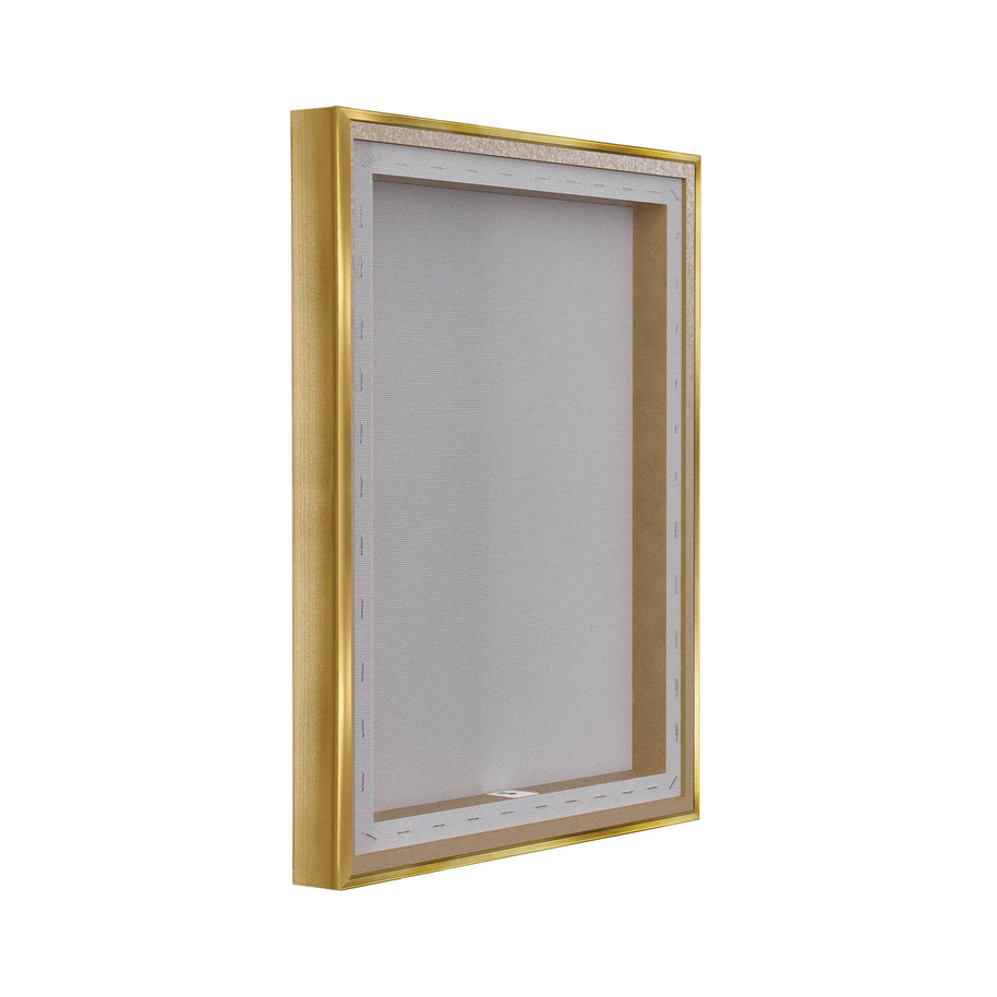 Bison Grazing in Field Floater Framed Art