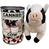 Canned Cow Stuffed Animal