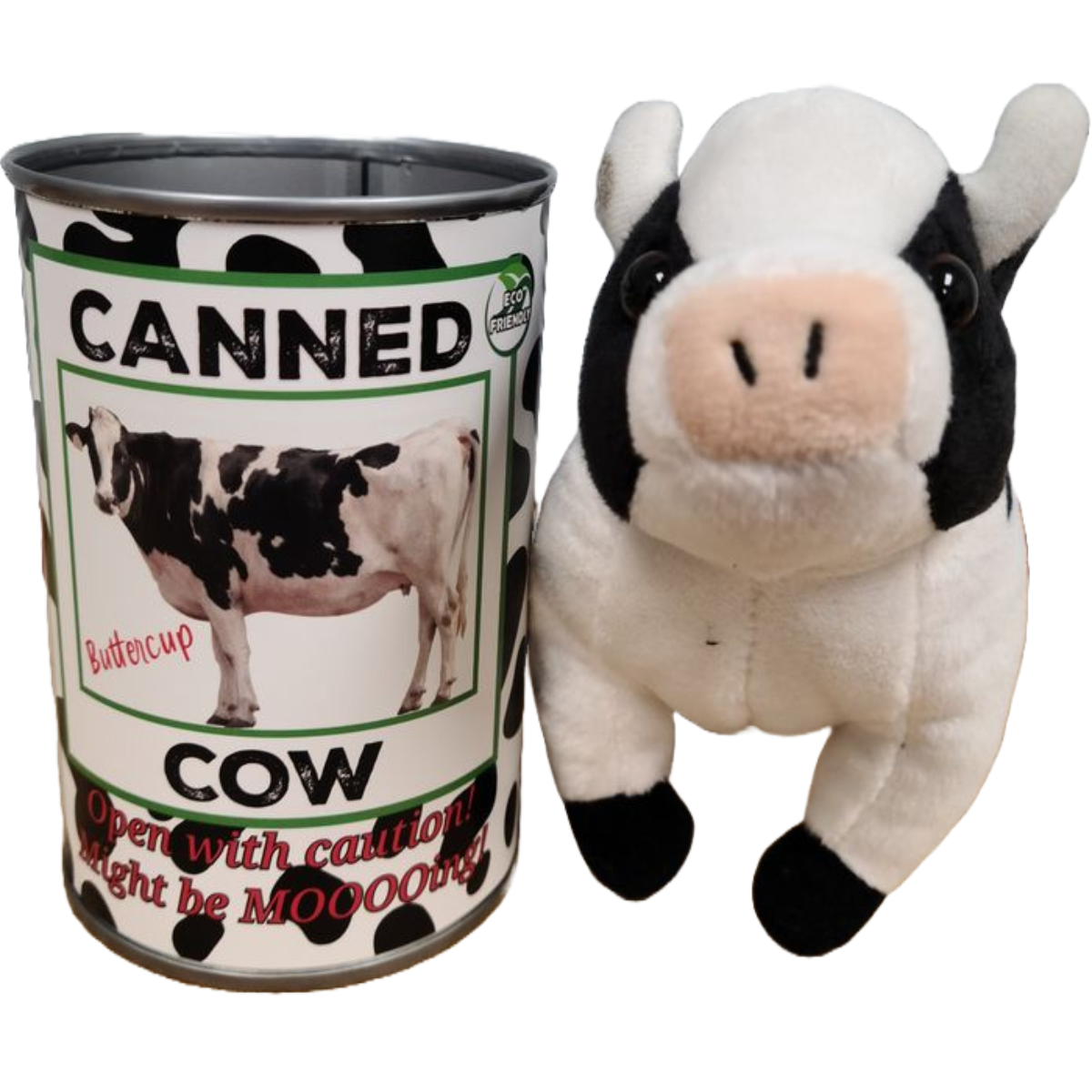 Canned Cow Stuffed Animal