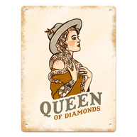 Queen Of Diamonds Sign