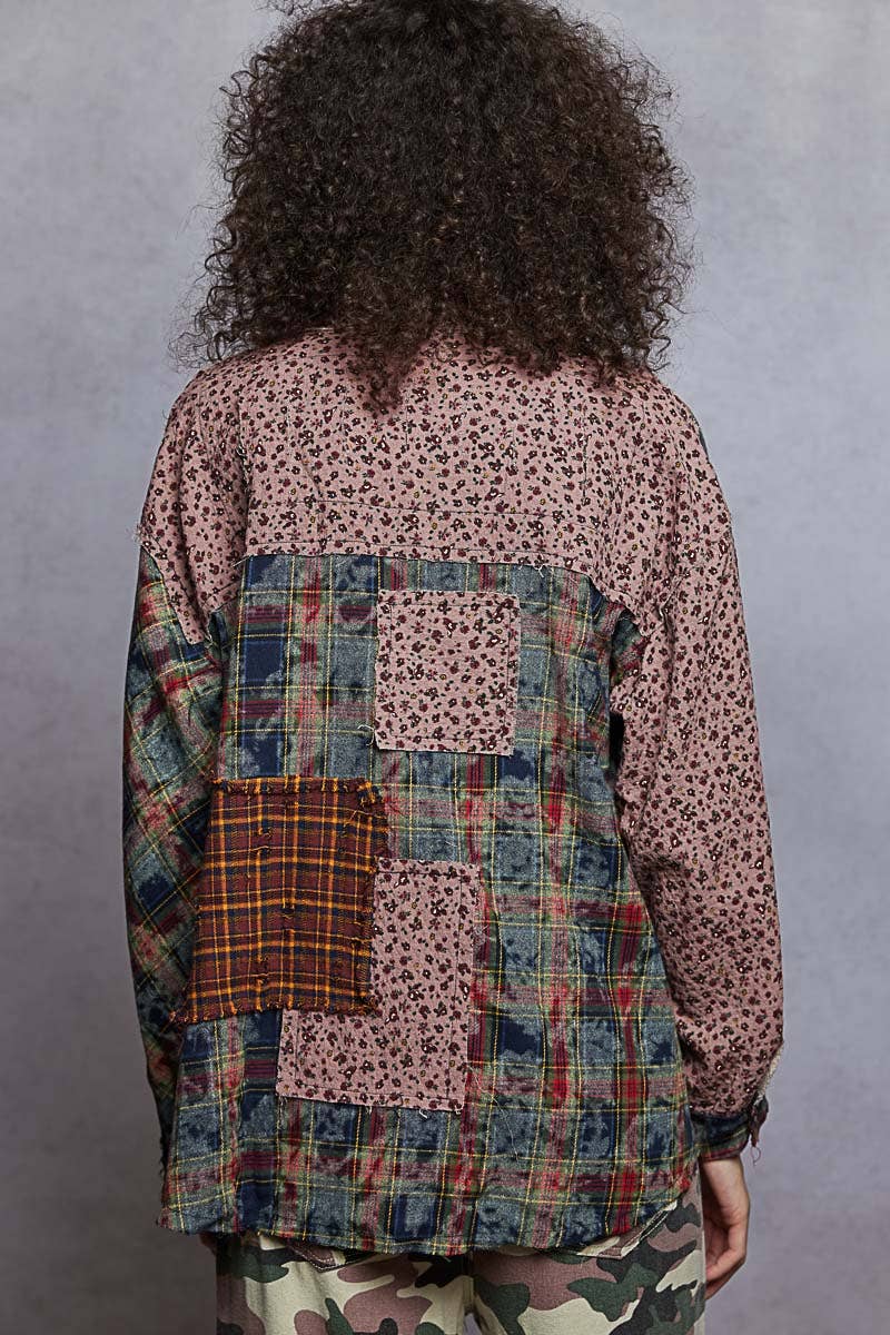 Vintage Washed Plaid Shirt