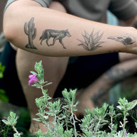 Desert Wild Temporary Tattoo