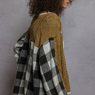 Knit Cardigan with Embroidery