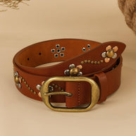 Flower Rivet Belt