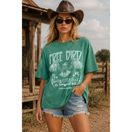 Free Bird Oversized Mineral Washed T-Shirt