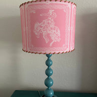 Lampshade Bandana Bronc Pink, 8 inch