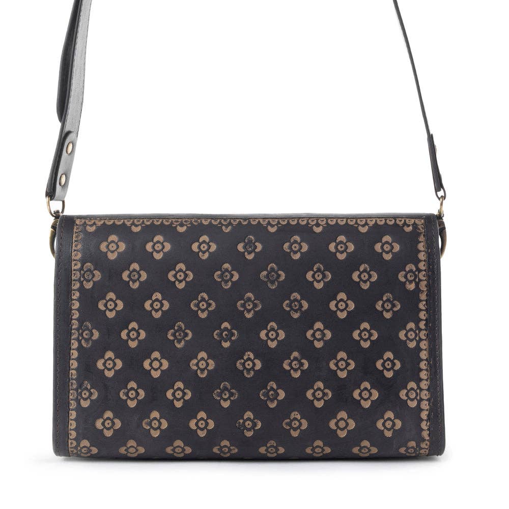 Lark Hand-Tooled Purse