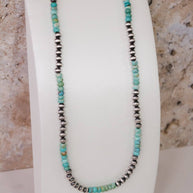 Turquoise & Desert Pearl Necklace