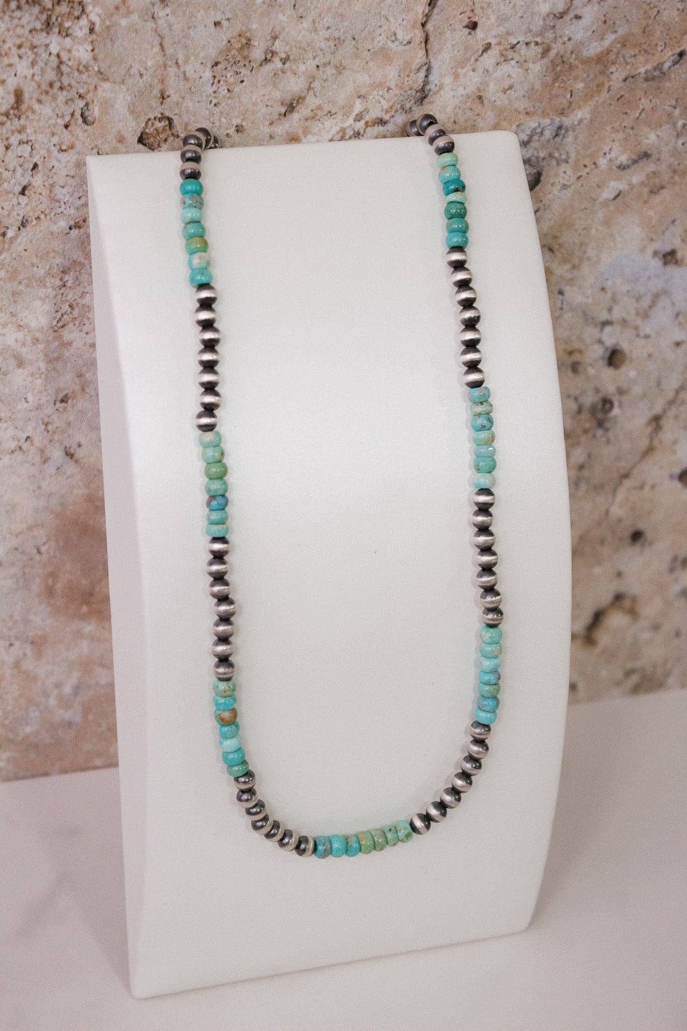Turquoise & Desert Pearl Necklace