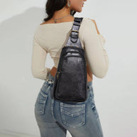 Printed Boho Crossbody Bag