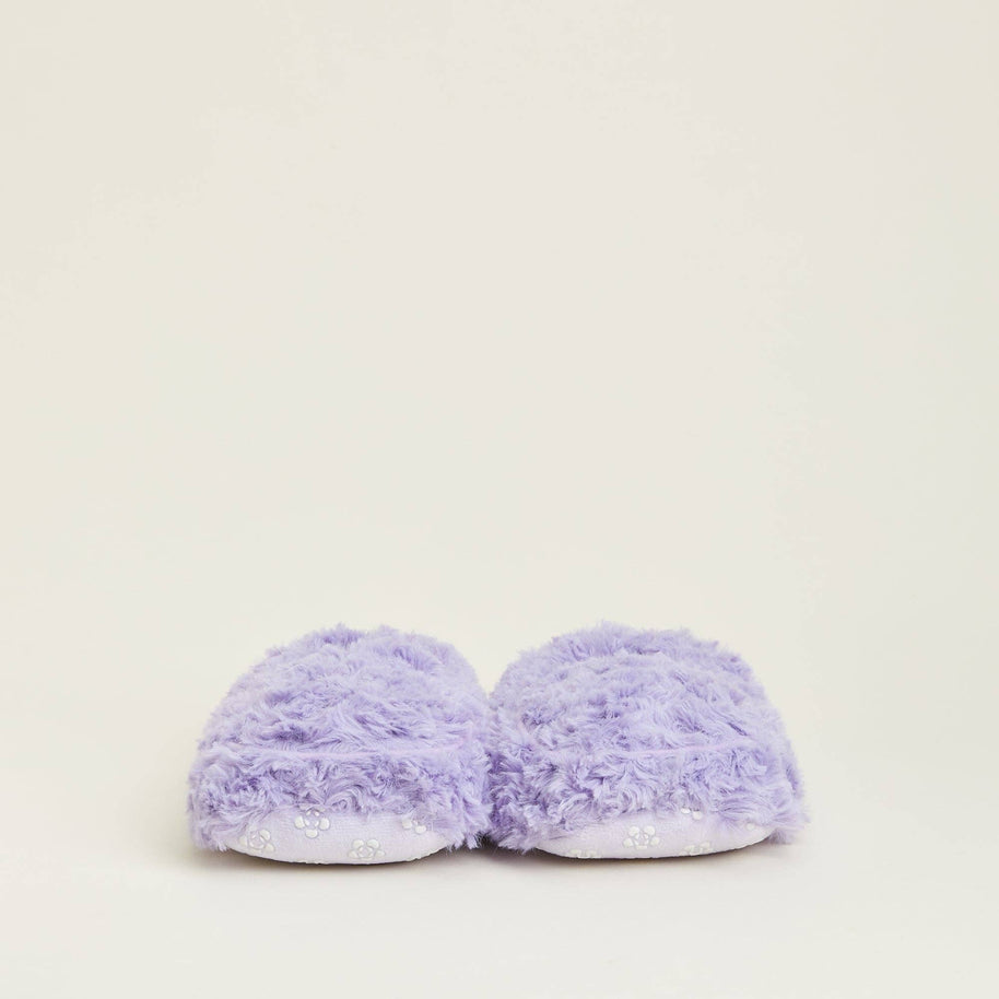 Curly Purple Warmies Slippers Gift for Teachers Back to School!