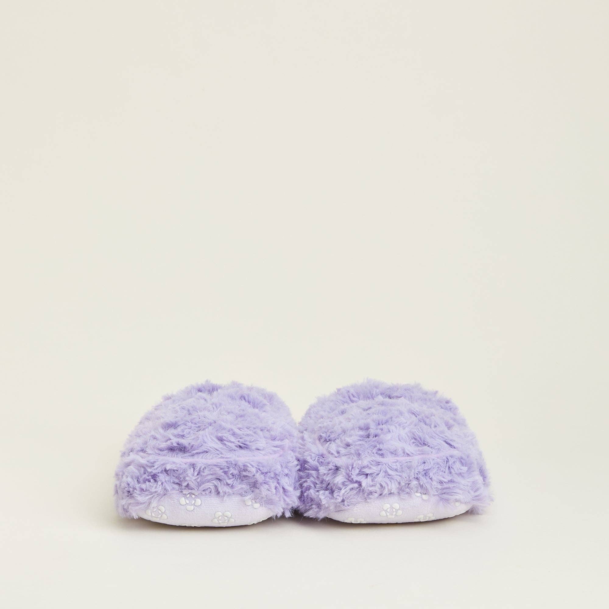 Curly Purple Warmies Slippers Gift for Teachers Back to School!