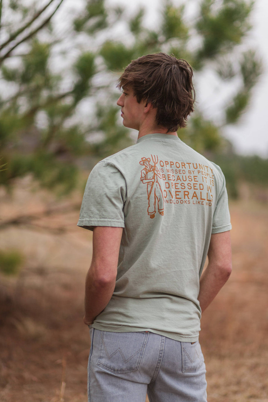 Opportunity and Overalls T-shirt