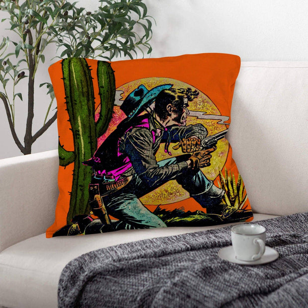 Wild West Cowboy Pillow