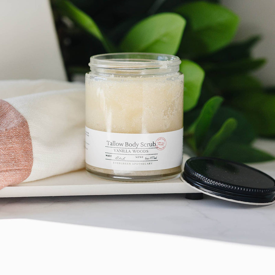Tallow Sugar Scrub, 6oz
