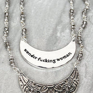 Wonder Woman Necklace in Silver