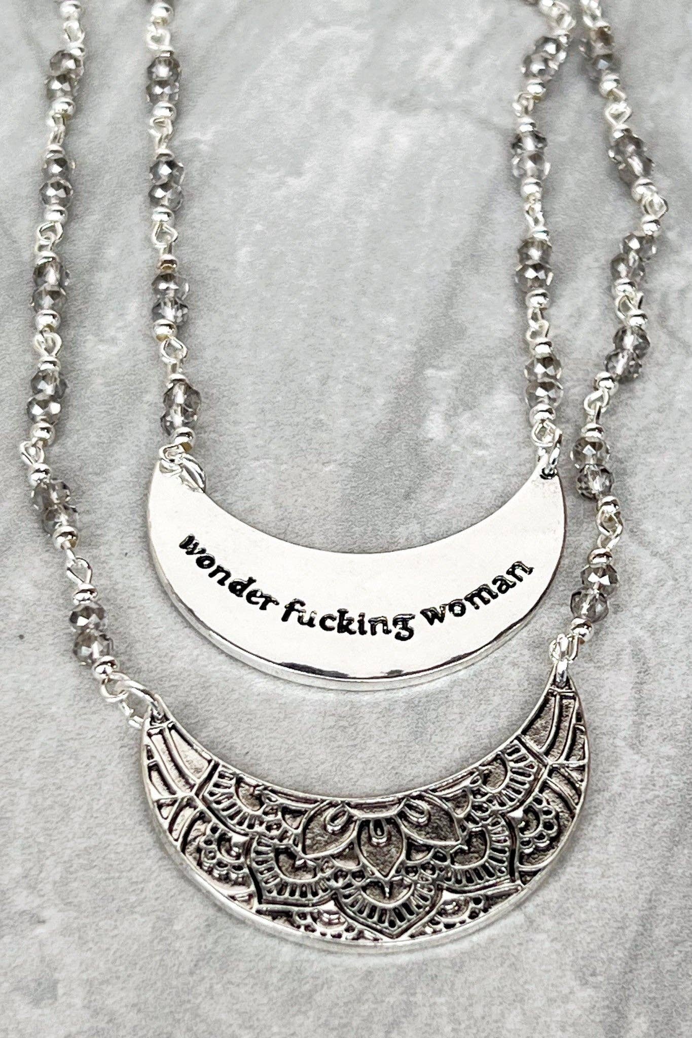 Wonder Woman Necklace in Silver