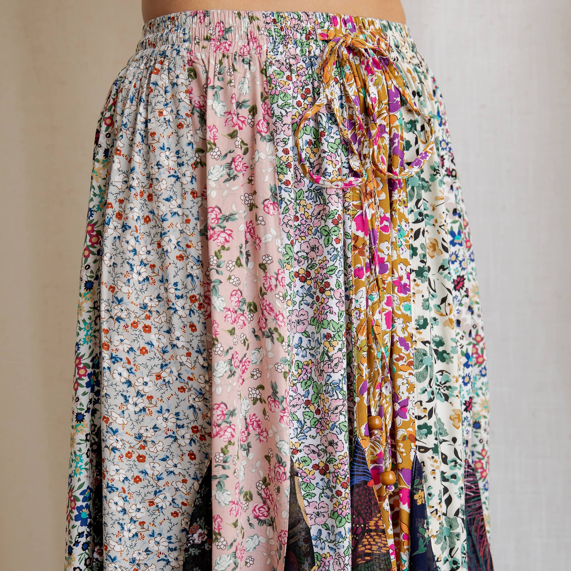 Boho Maxi Handkerchief Skirt