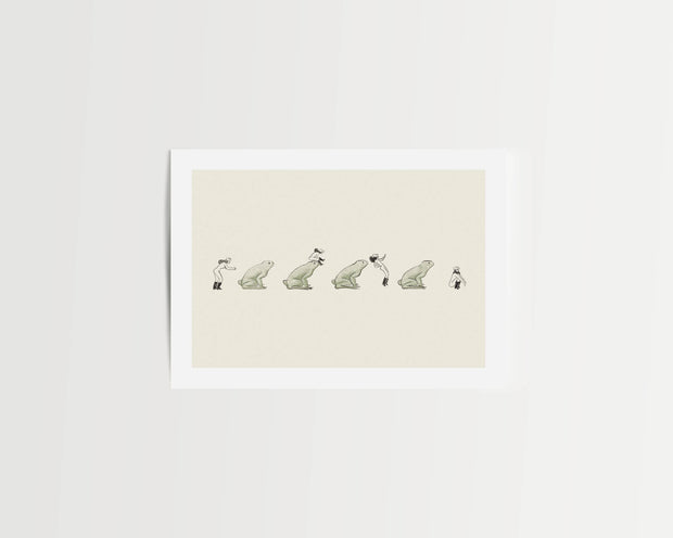 Western Leapfrog Art Print