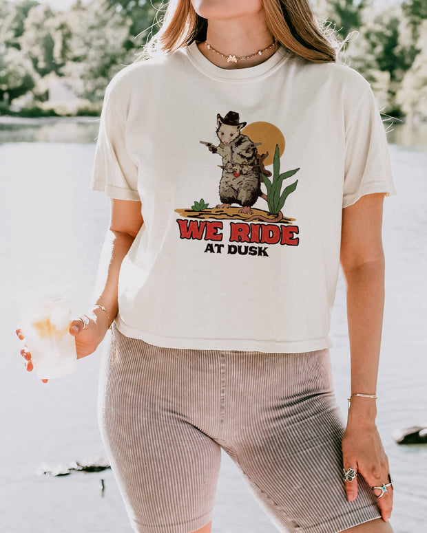 Possum Cowboy Boxy Crop