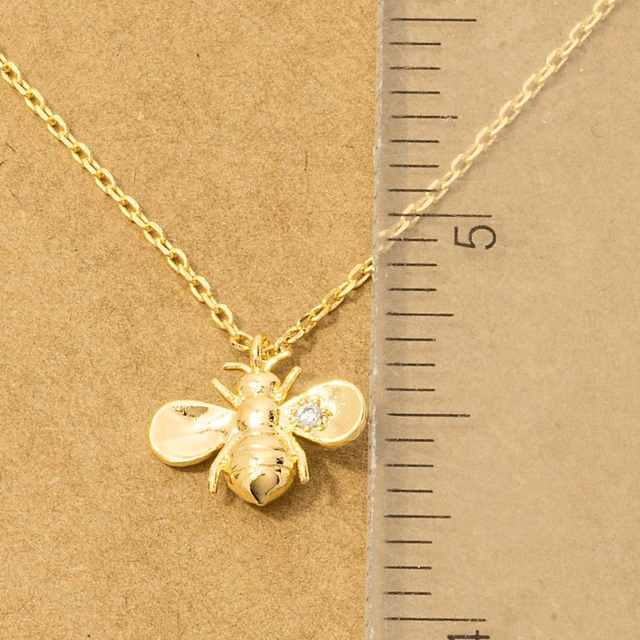 Bee Pendant Necklace