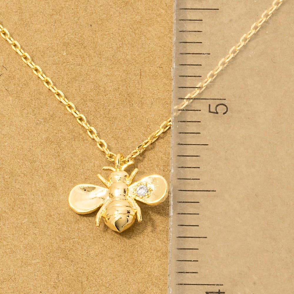 Bee Pendant Necklace