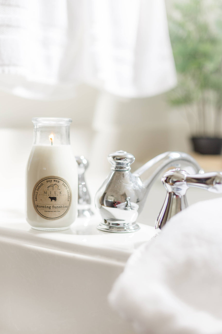 Milk Bottle Candle 13 oz