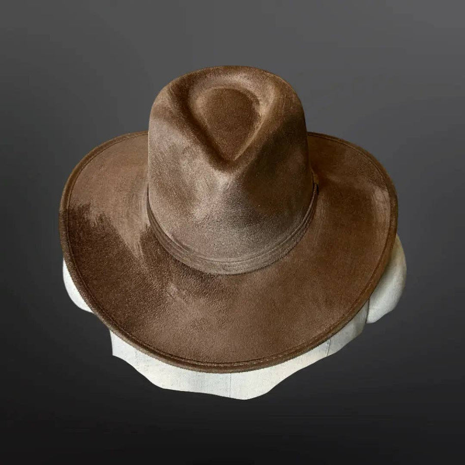 Faux Suede Billy Hat 