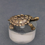 Turtle Brass Figurine