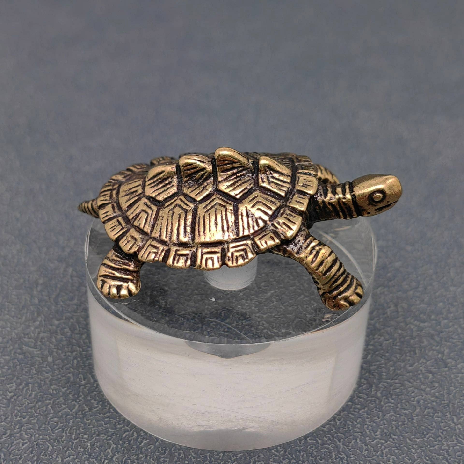 Turtle Brass Figurine