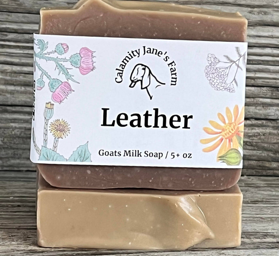 Leather Goats Milk + Tallow Soap