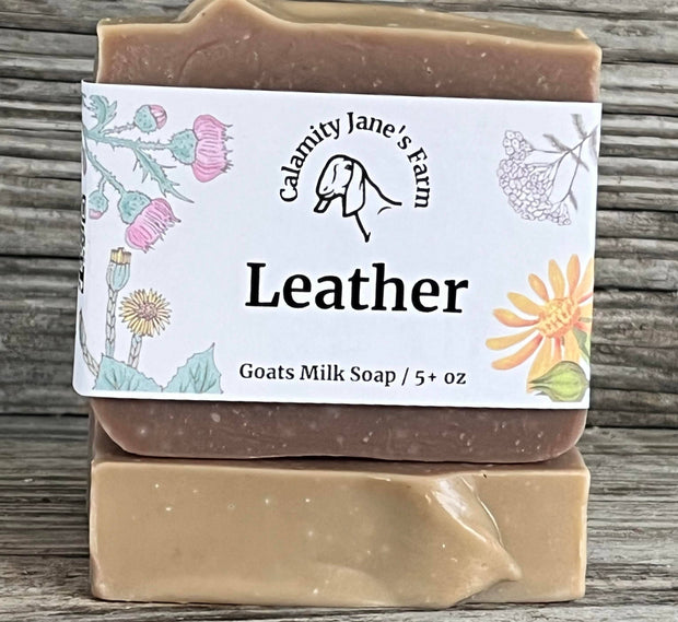 Leather Goats Milk + Tallow Soap