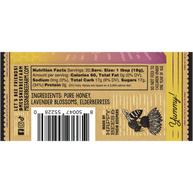 Lavender Elderberry Infused Honey,  12oz