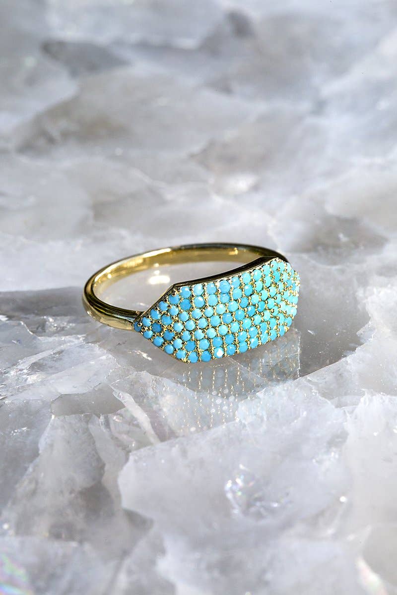 Turquoise ID Ring